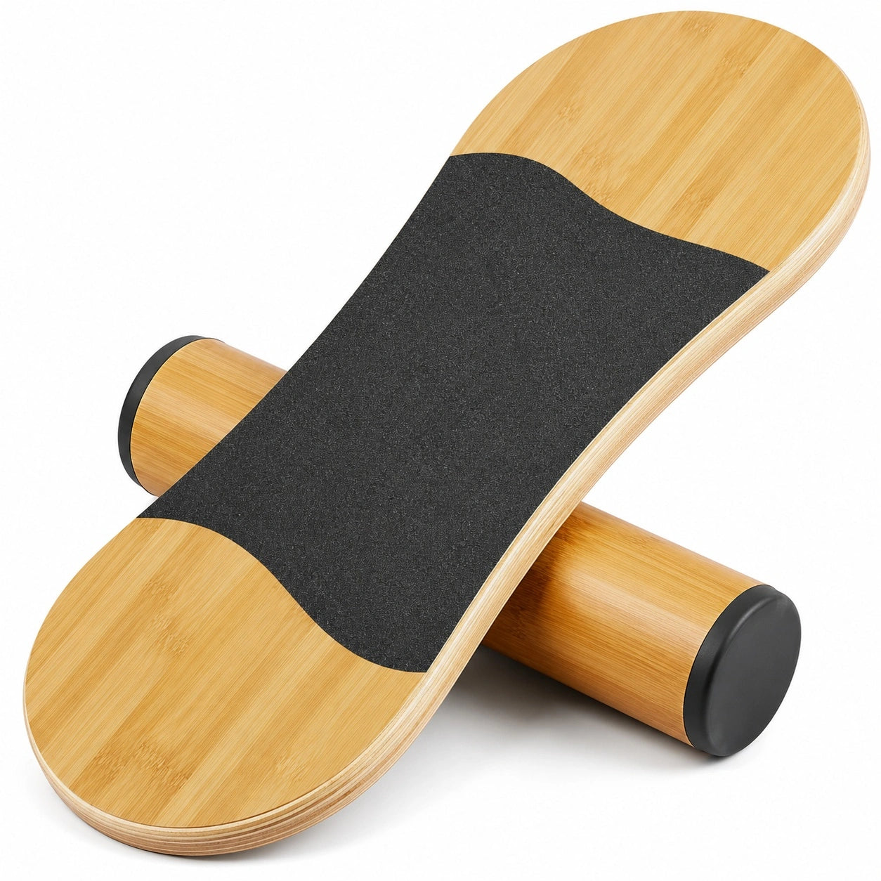 Balance Board für Gleichgewichtstraining, Natur/Schwarz