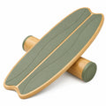 Balance Board Holz 80x35 cm Olivgrün