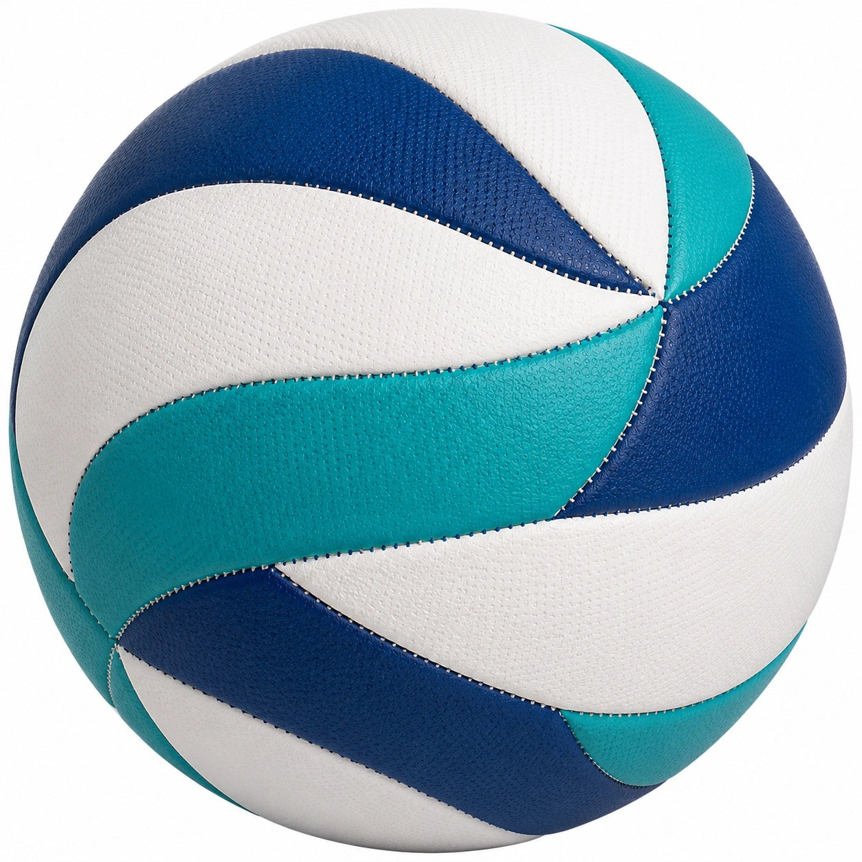 Volleyball Trainingsball Größe 5 Blau/Weiß/Türkis