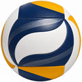 Volleyball für Indoor und Outdoor Spiele in Blau, Weiß und Gelb
