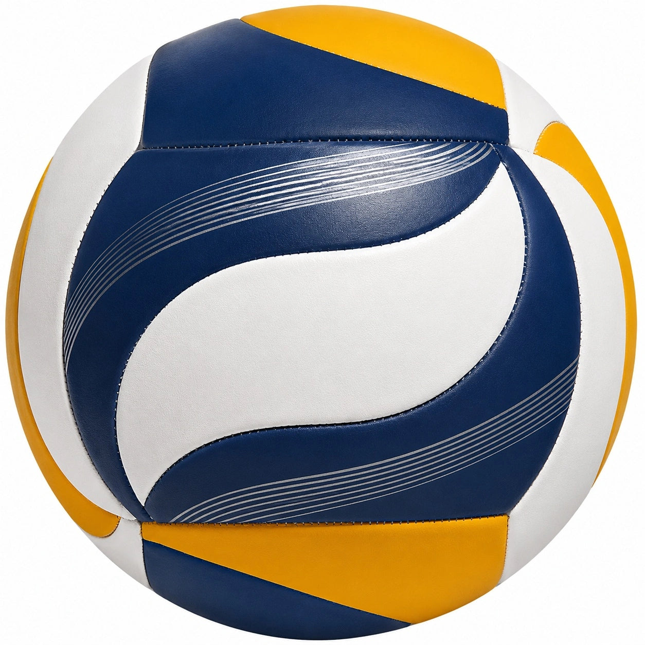 Volleyball für Indoor und Outdoor Spiele in Blau, Weiß und Gelb
