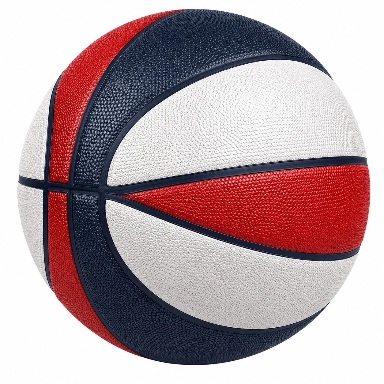 Basketball für Innen/Außen Rot/Weiß/Blau