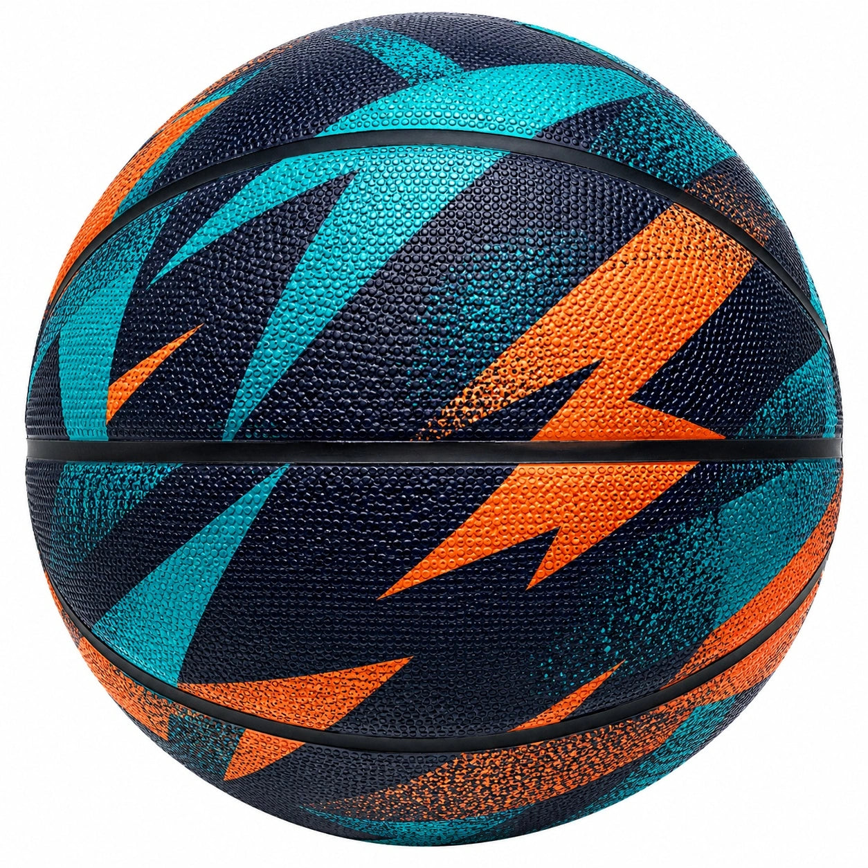 Basketball für Außen- und Innenbereich Blau/Orange/Türkis