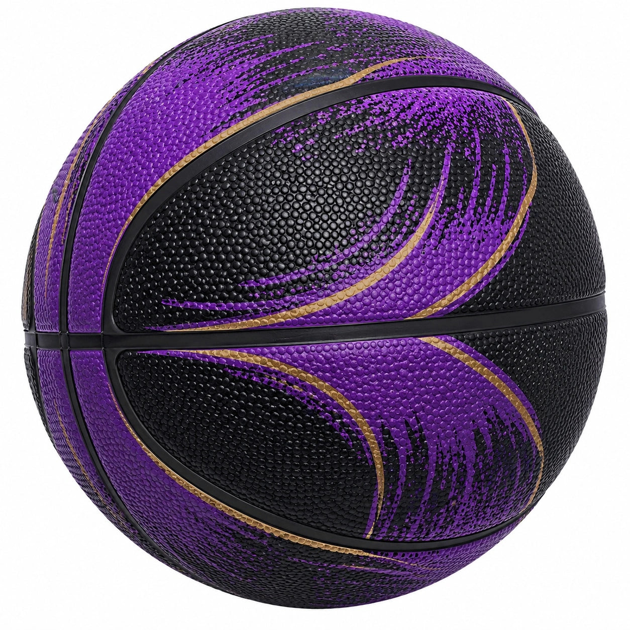 Basketball Schwarz Lila für Innen und Außen
