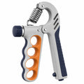 Ergonomischer verstellbarer Handgreifer für Krafttraining Grau/Orange/Blau