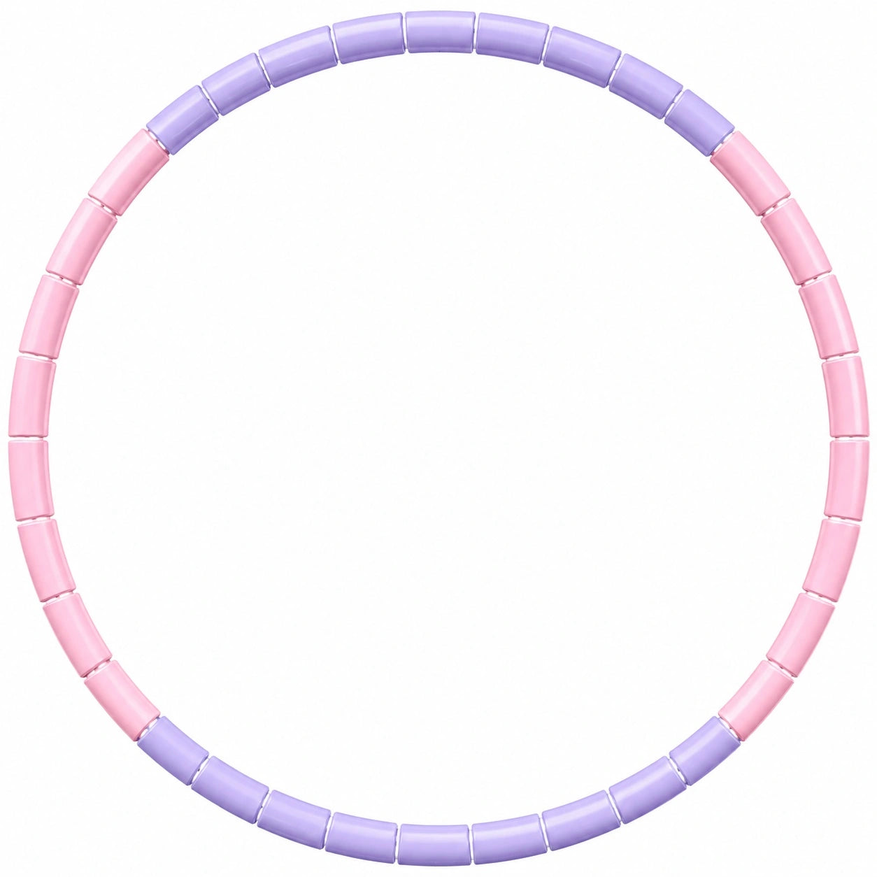 Hula-Hoop-Reifen Rosa/Violett 90 cm