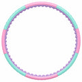 Hula-Hoop Reifen mit Massagefunktion - Rosa/Violett/Mint