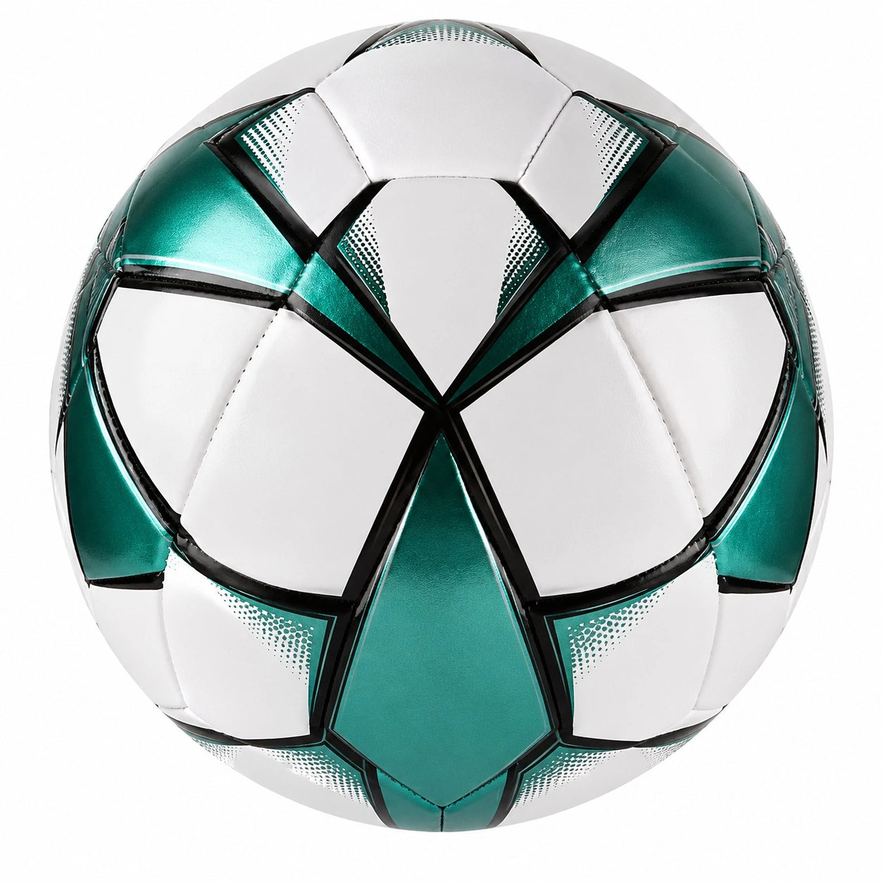 Fußball Weiß Grün nahtloses Design für Outdoor