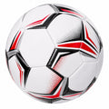 Fußball Weiß Rot Schwarz – Handgenäht, ideal für Indoor- und Outdoor-Spiele