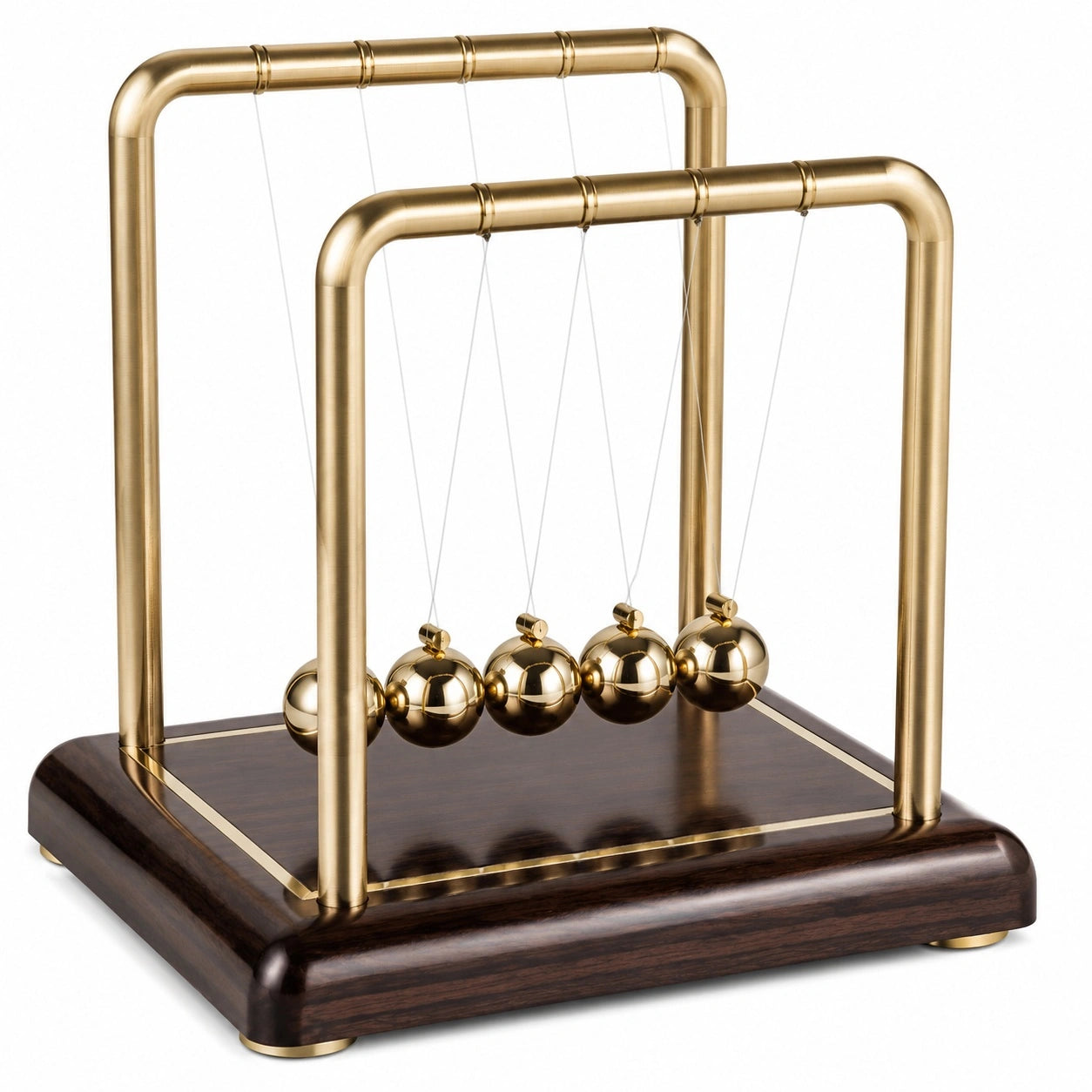 Newton-Pendel Kugelpendel Schreibtischdekoration Gold