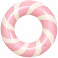 Aufblasbarer Schwimmring Rosa-Weiß, 90 cm