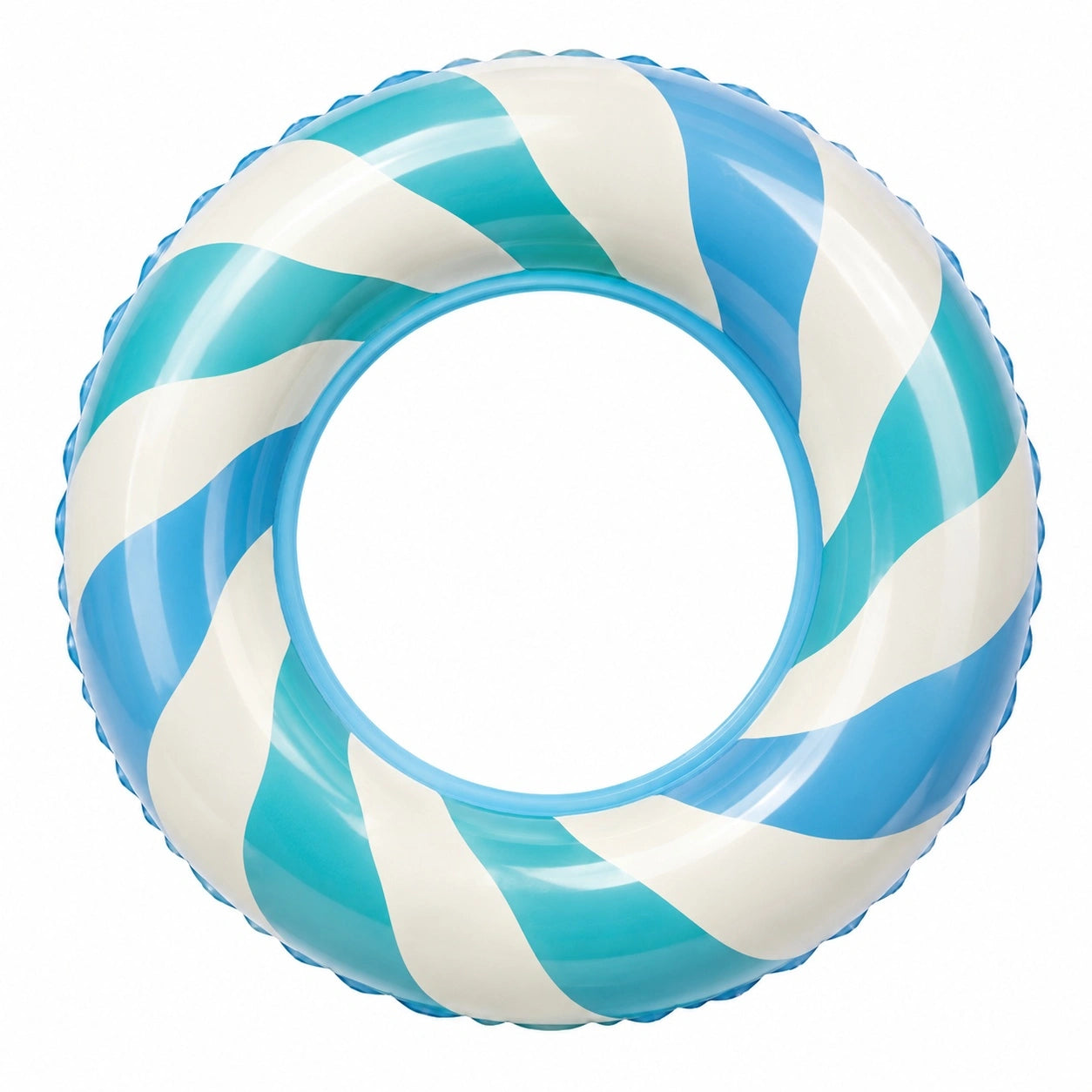 Blau-weißer Schwimmring - 90cm